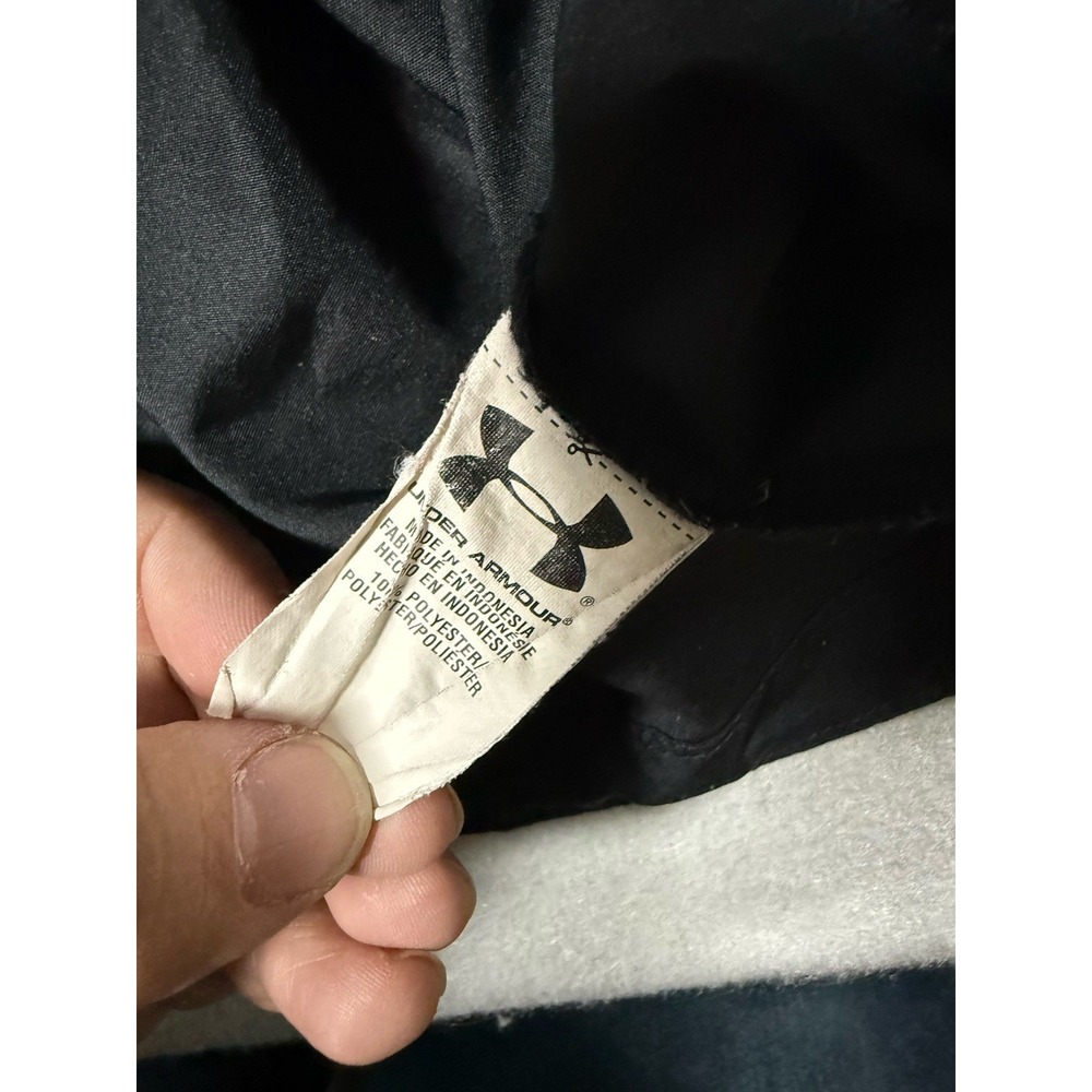 UNDER ARMOUR UA Qualifier Woven Jacket Women's SM Black Gray Fitted Wind Rain - Picture 9 of 10